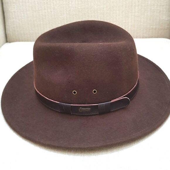 Outback Trading Company Pathfinder Tassy Crusher Wool Hat - Picture 15 of 15